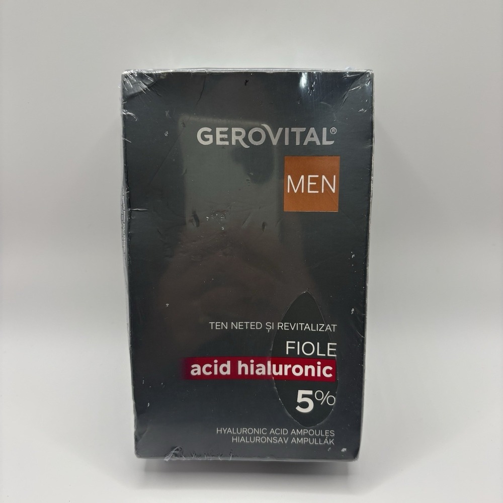 Gerovital Men Anti Wrinkle Face Cream With Hyaluronic Acid 30 ml Sealed